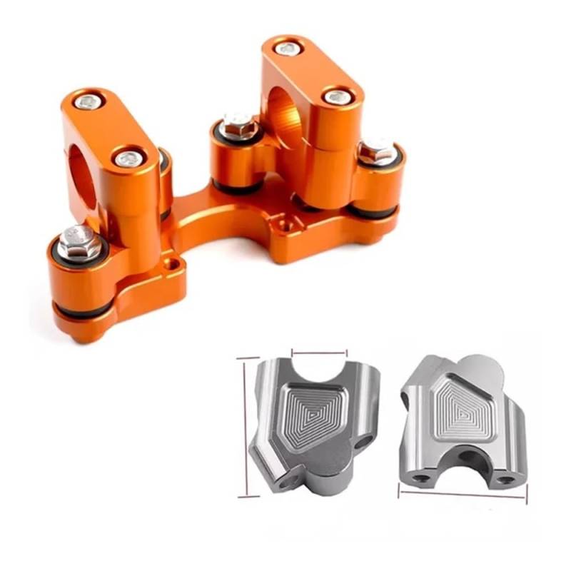Riser für Lenker Für CFMOTO 450MT MT450 MT 450 MT 2023 2024 Erhöhung Bewegen Schock-absorbieren Lenker Basis Riser Clamp Dämpfung Stabilisator von LQXGEWPMF