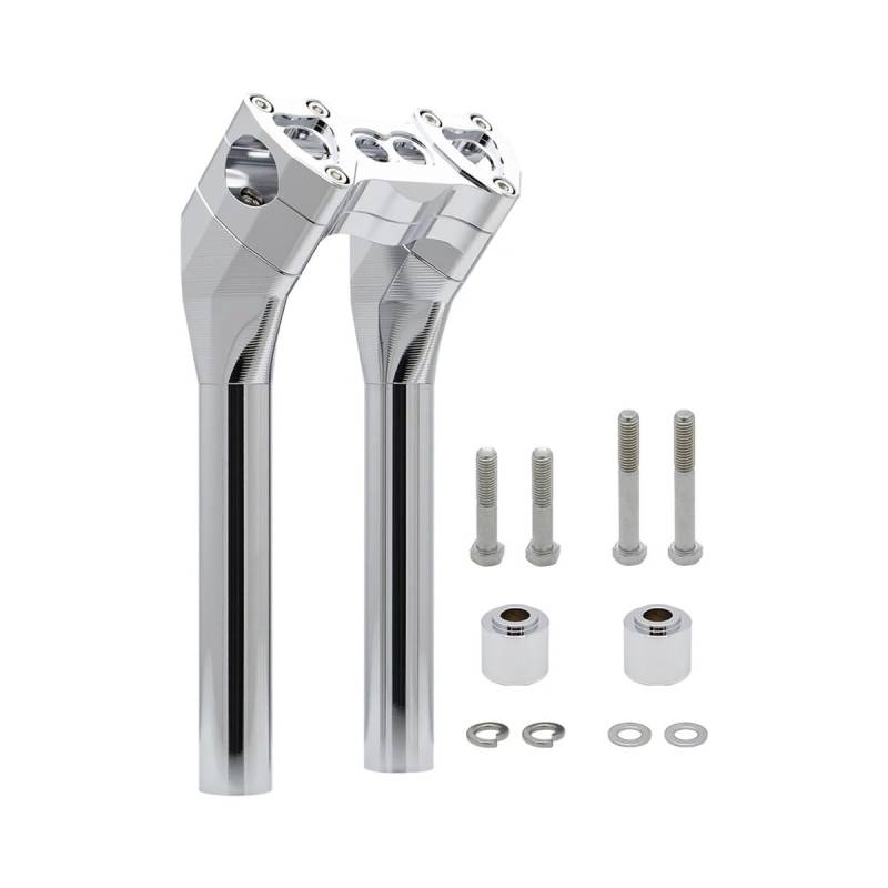 Riser für Lenker Für Ha&rley Sportster Dyna Softail Street FXBB Custom Motorradzubehör DS Style Pullback Riser 28mm Lenker T-Bar von LQXGEWPMF