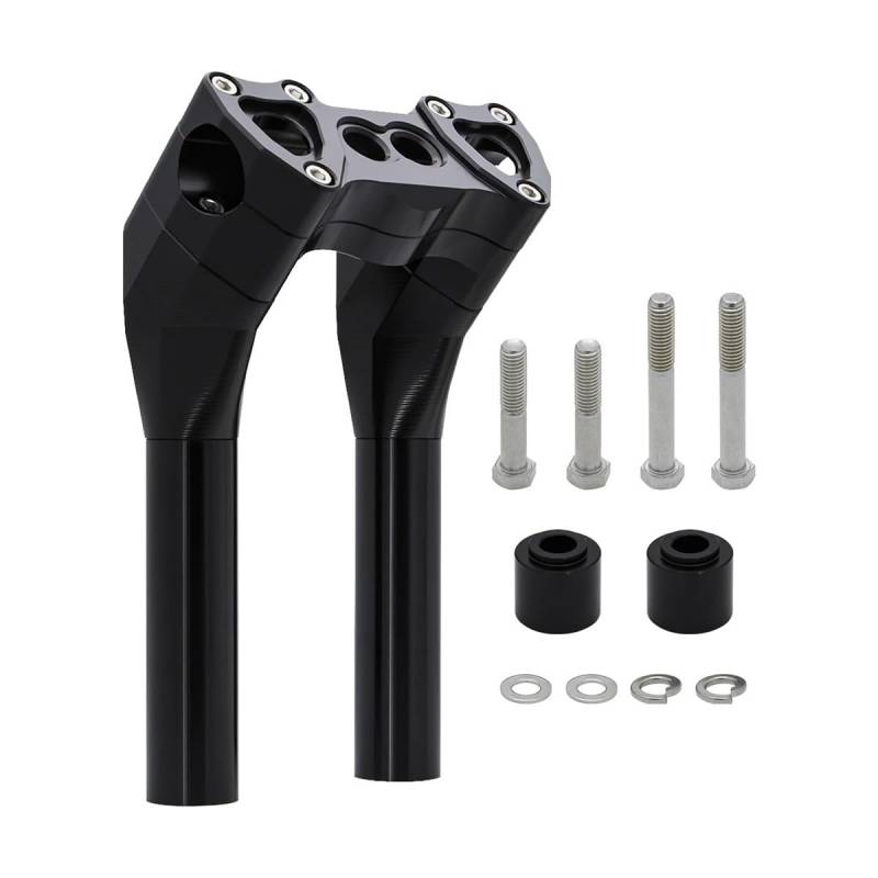 Riser für Lenker Für Ha&rley Sportster Dyna Softail Street FXBB Custom Motorradzubehör DS Style Pullback Riser 28mm Lenker T-Bar von LQXGEWPMF