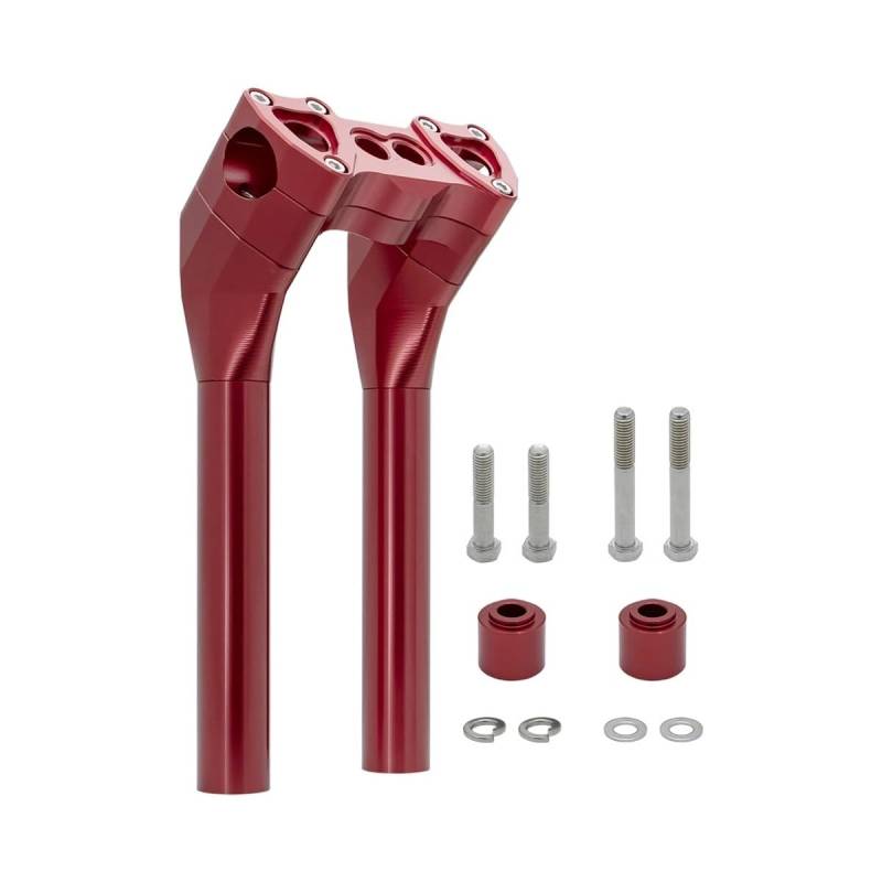 Riser für Lenker Für Ha&rley Sportster Dyna Softail Street FXBB Custom Motorradzubehör DS Style Pullback Riser 28mm Lenker T-Bar von LQXGEWPMF