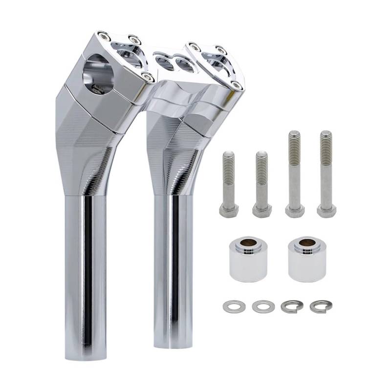 Riser für Lenker Für Ha&rley Sportster Dyna Softail Street FXBB Custom Motorradzubehör DS Style Pullback Riser 28mm Lenker T-Bar von LQXGEWPMF
