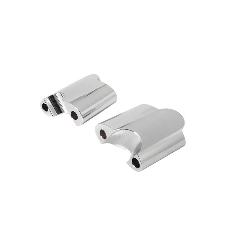 Riser für Lenker Für Ha&rley Sportster XL1200X XL 1200 48 CNC Aluminium 2 "Aufstieg Lenker Riser 1" Bar Heighten Block Extension Kit 2010-2022 von LQXGEWPMF
