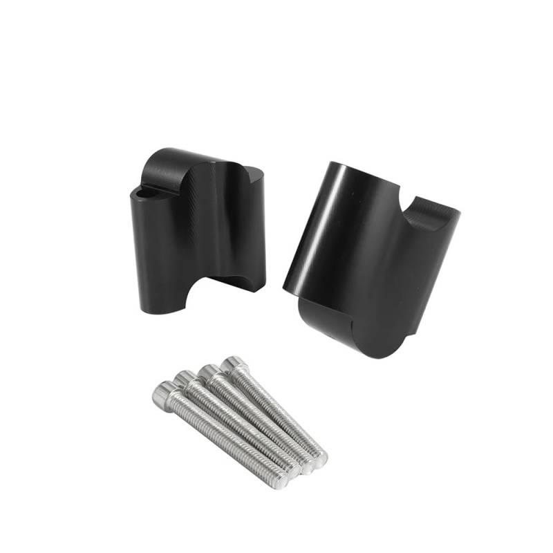 Riser für Lenker Für Ha&rley Sportster XL1200X XL 1200 48 CNC Aluminium 2 "Aufstieg Lenker Riser 1" Bar Heighten Block Extension Kit 2010-2022 von LQXGEWPMF