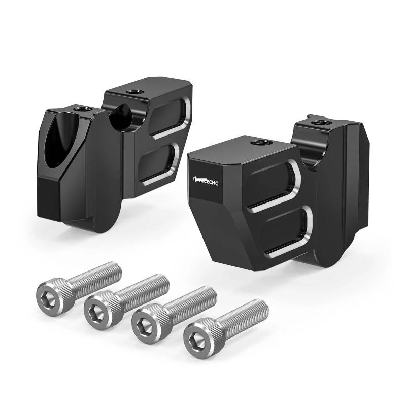 Riser für Lenker Lenkererhöhung Lenkerklemmhalterung für Ha&rley Sportster S RH1250S 2021 2022 2023 2024 Riser 1,77 Zoll Lenkerklemmung, Verlängerungsadapter von LQXGEWPMF