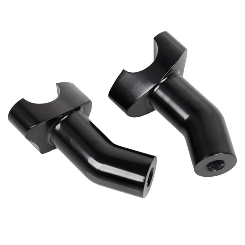 Riser für Lenker Motorrad 3,5 "Pullback-Lenkererhöhung Halterungen Schwarz CNC Für Ha&rley Dyna Softail FLSTC FXSTC Sportster XL XLH Eisen 883 V-Rod von LQXGEWPMF