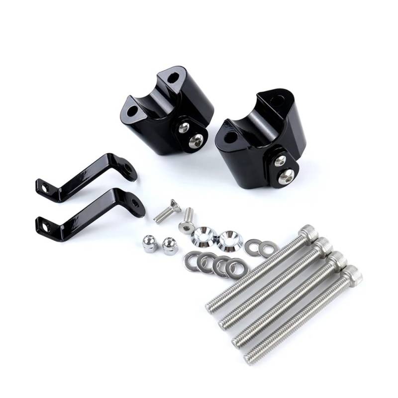 Riser für Lenker Motorrad-Lenkererhöhung Erhöhungsadapter versetzter Lenkerhalterungssatz passend für B&M&W R18 100 Jahre R 18 Classic 2020–2024 von LQXGEWPMF