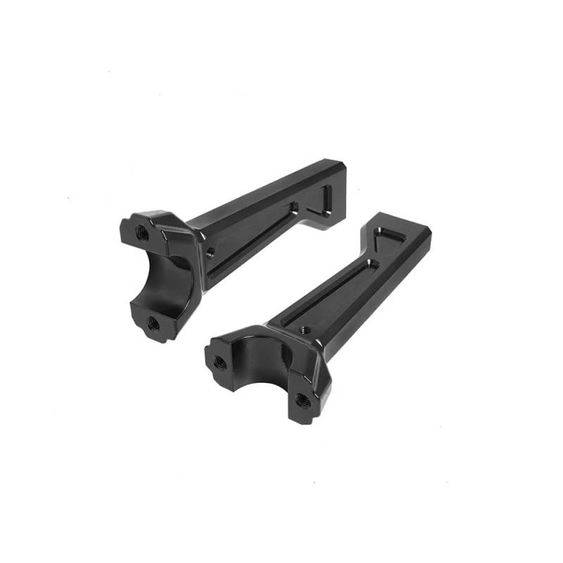 Riser für Lenker Motorrad Schwarz CNC Hohe Steigleitungen Lenker Riser Clamp Bar Halterung Für Ha&rley Pan Amerika 1250 RA1250 2021 2022 von LQXGEWPMF