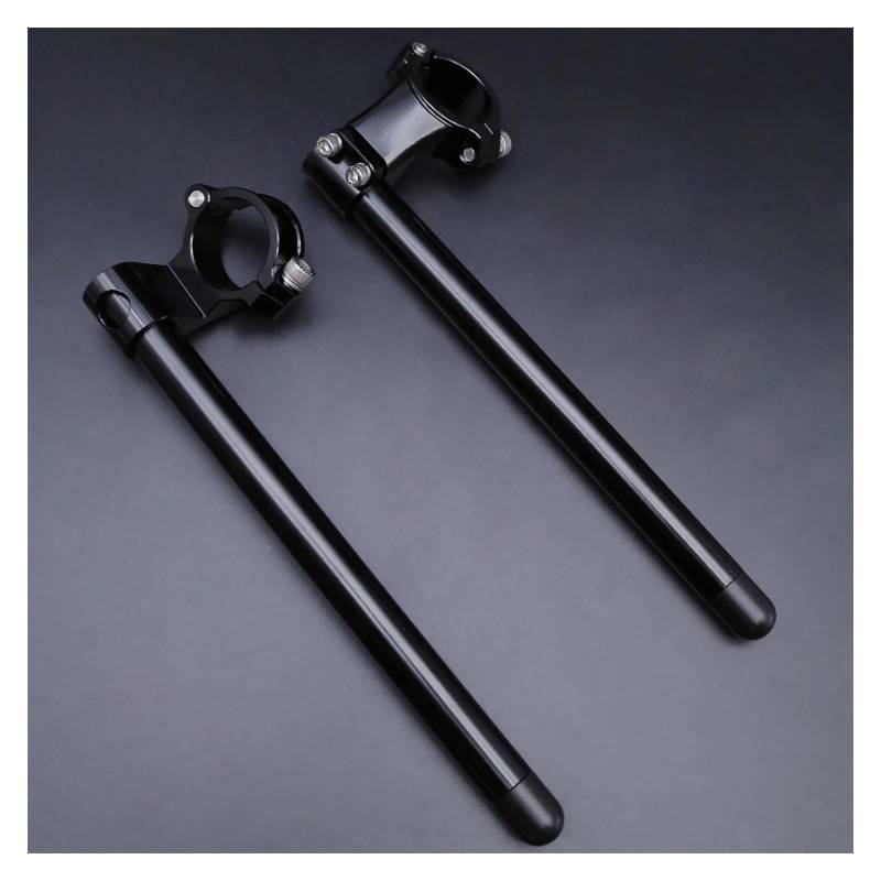 Riser für Lenker Universal CNC 37 41 43 45 48 50 MM Clip On Ons 1,5 Zoll Riser Rise Clip on Gabel Lenker Griff Bar Cafe Racer Motorrad von LQXGEWPMF