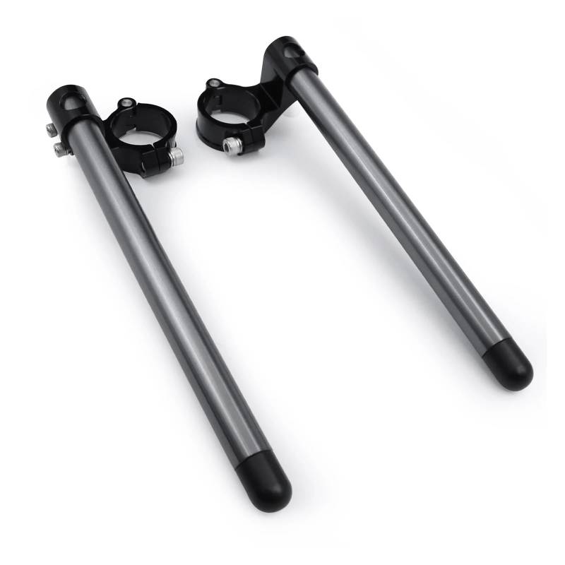 Riser für Lenker Universal CNC 37 41 43 45 48 50 MM Clip On Ons 1,5 Zoll Riser Rise Clip on Gabel Lenker Griff Bar Cafe Racer Motorrad von LQXGEWPMF
