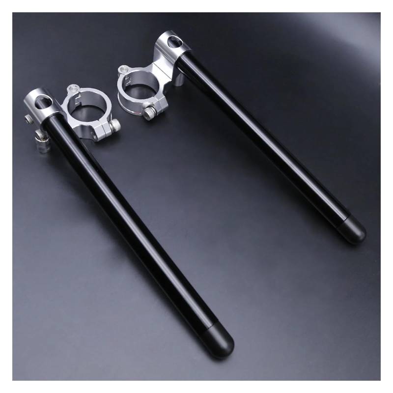 Riser für Lenker Universal CNC 37 41 43 45 48 50 MM Clip On Ons 1,5 Zoll Riser Rise Clip on Gabel Lenker Griff Bar Cafe Racer Motorrad von LQXGEWPMF