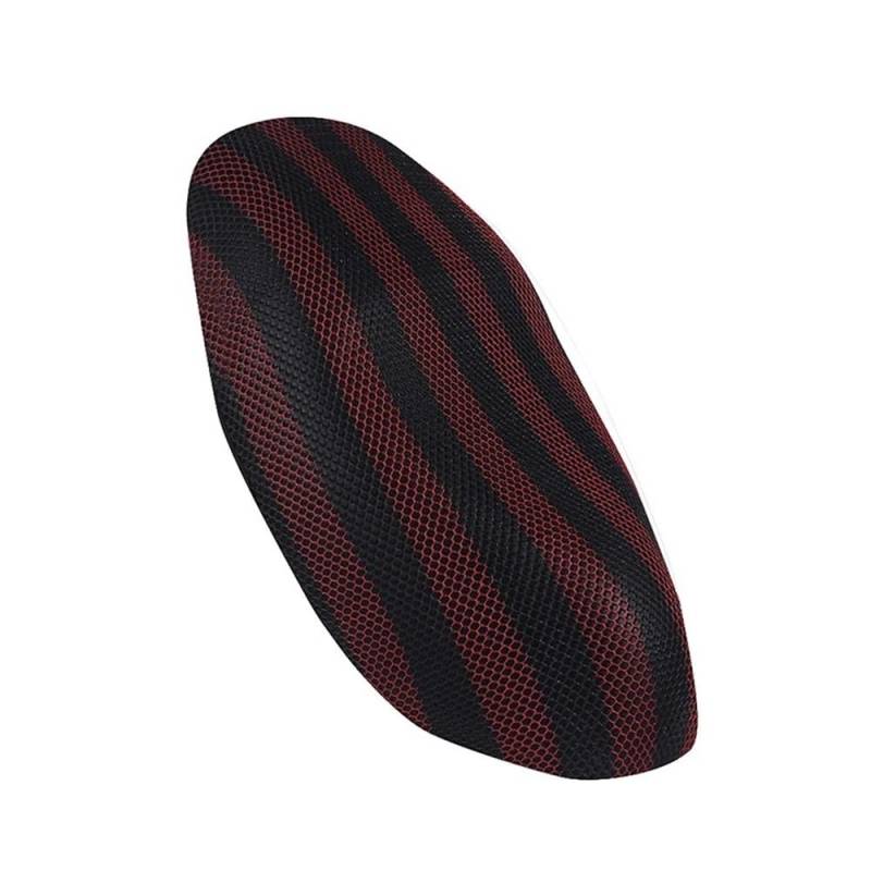 Sitzbezug Sommer Atmungsaktive Bezüge Kissen Netzbezug Motorrad 3D Mesh Stoff Anti-Rutsch-Pad Rollersitz von LQXGEWPMF