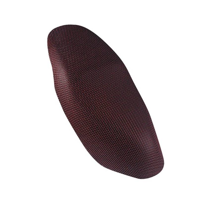 Sitzbezug Sommer Atmungsaktive Bezüge Kissen Netzbezug Motorrad 3D Mesh Stoff Anti-Rutsch-Pad Rollersitz von LQXGEWPMF