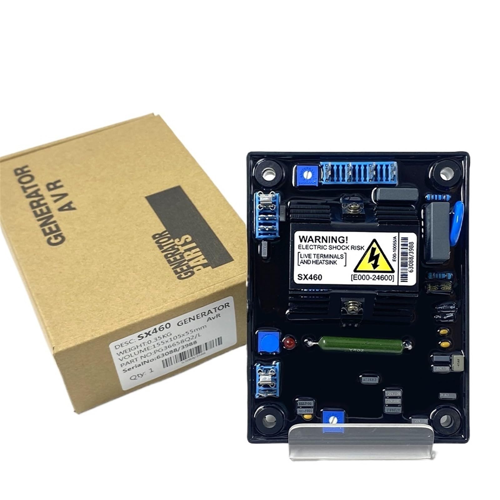 1 stücke SX460 AVR Generator Automatische Spannungs Regler Stabilisator Diesel Elektrische Generator Motor Control Spannung Bord(SX460 5plugs) von LREDONM