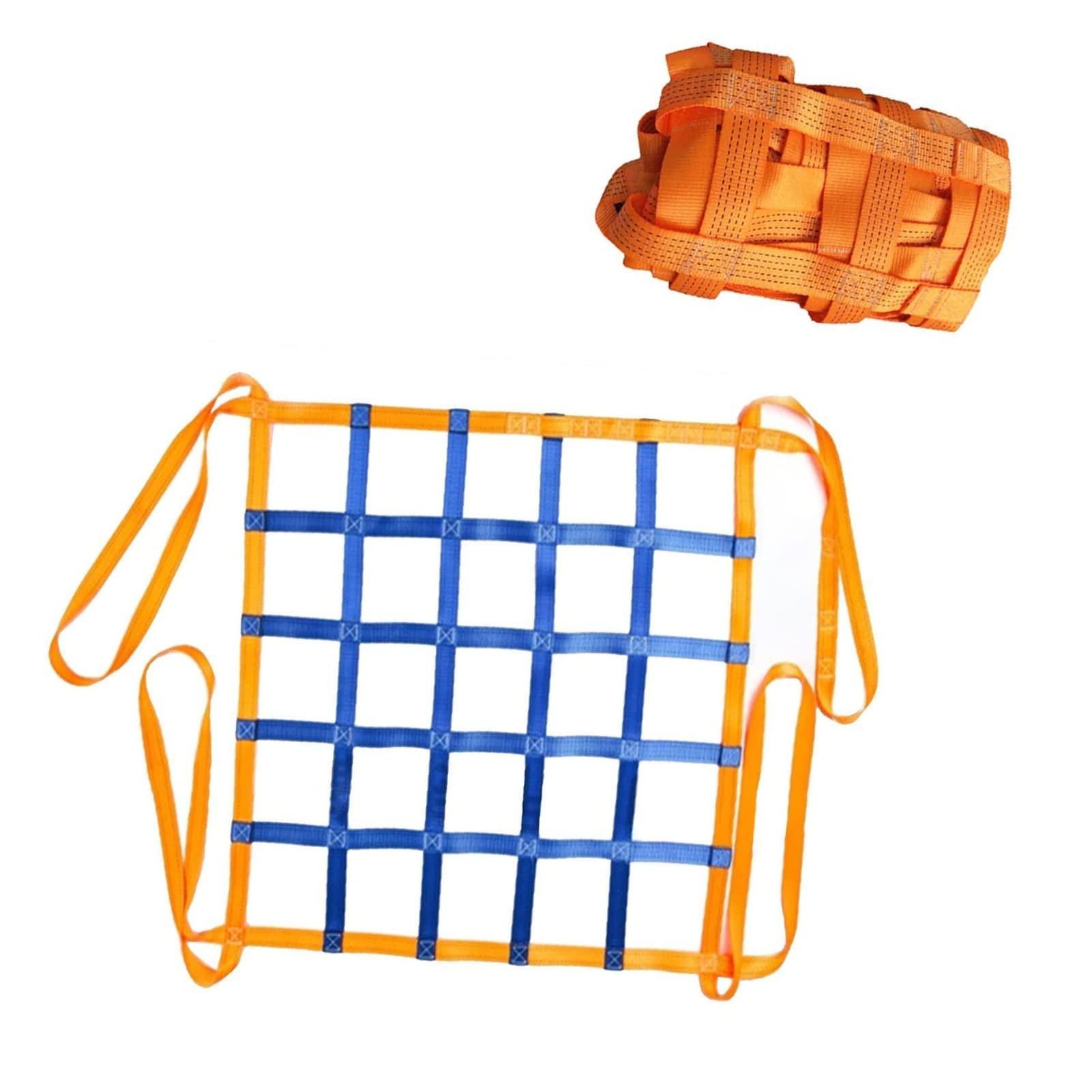 Flaches Polyester-Schlingennetz - Lastenhebenetze, Spezialnetz for Heben von Ziegelzement auf Baustellen, Sicherheitsnetz for Kinderspielplätze, Extra Hochleistungs-LKW/Anhänger(1.5 X 1.5M/Mesh 10cm/L Flaches Polyester-Schlingennetz - Lastenhebenetze, Spezialnetz for Heben von Ziegelzement auf Baustellen, Sicherheitsnetz for Kinderspielplätze, Extra Hochleistungs-LKW/Anhänger(1.5 X 1.5M/Mesh 10cm/L von LRFNKCT