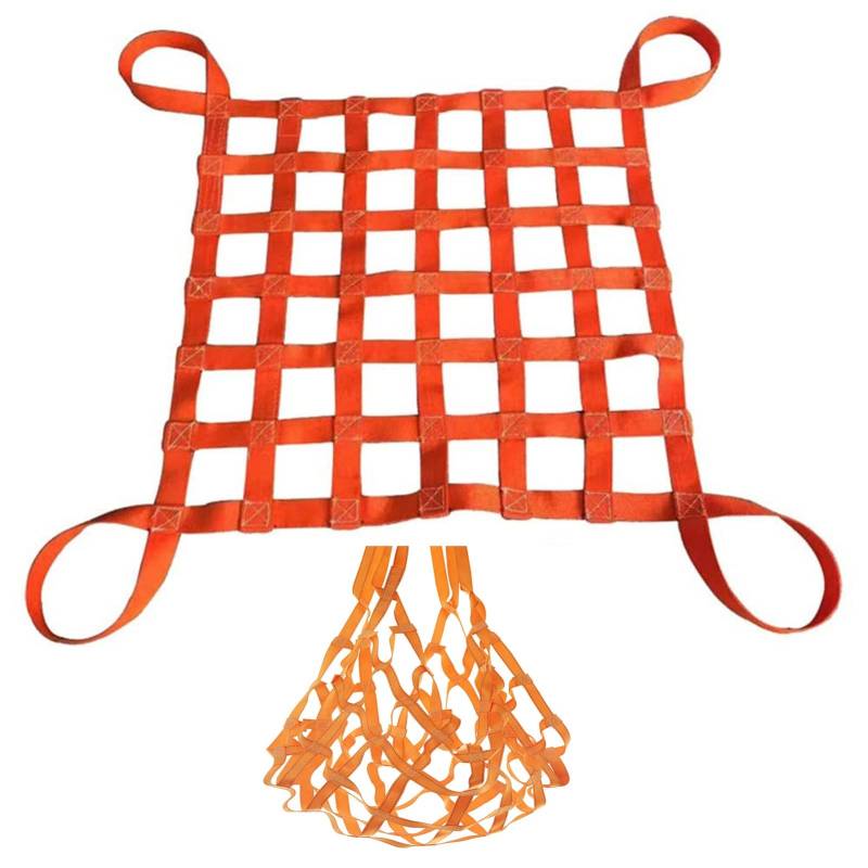 Netz,Frachtnetz, Frachthängenetz - Hebenetzgurte Frachtnetz, dekorative Zäune Sicherheitshebenetzgurte, Hebepaletten-Frachtnetz for Heben von Hebeobjekten Frachthebetasche(1.5 X 1.5M/Mesh 10cm/Load 1t von LRFNKCT