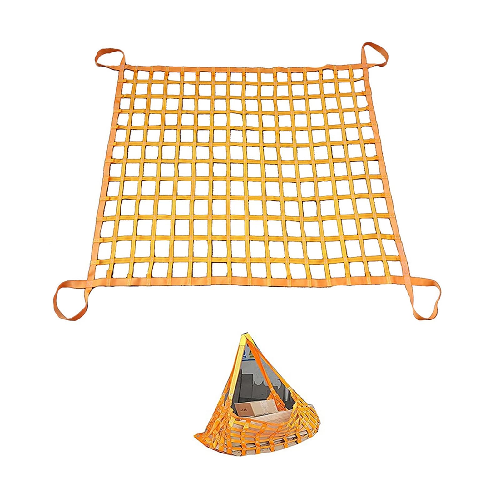 Netz,Frachtnetz, Frachthebenetz - Polyester-Flach-Frachthebenetz, Sicherheits-Hebenetzgurte, Frachthängenetz, Kletternetz, Treppensicherheitsnetz, Frachtnetz for LKW-Ladeflächen,(4 X 4M/Mesh 20cm/Load Netz,Frachtnetz, Frachthebenetz - Polyester-Flach-Frachthebenetz, Sicherheits-Hebenetzgurte, Frachthängenetz, Kletternetz, Treppensicherheitsnetz, Frachtnetz for LKW-Ladeflächen,(4 X 4M/Mesh 20cm/Load von LRFNKCT