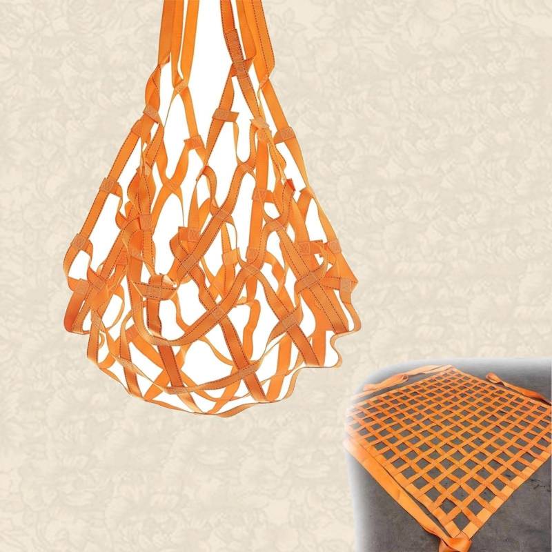 Netz,Frachtnetz, Hebenetzgurte - Polyester-Ladungshebenetz - Hebenetz, Ladungshängenetz, Hebeschlingennetz, elastisches Ladungsnetz, reißfestes, starkes, tragendes Netz(1.5 X 1.5M/Mesh 10cm/Load 1t) von LRFNKCT