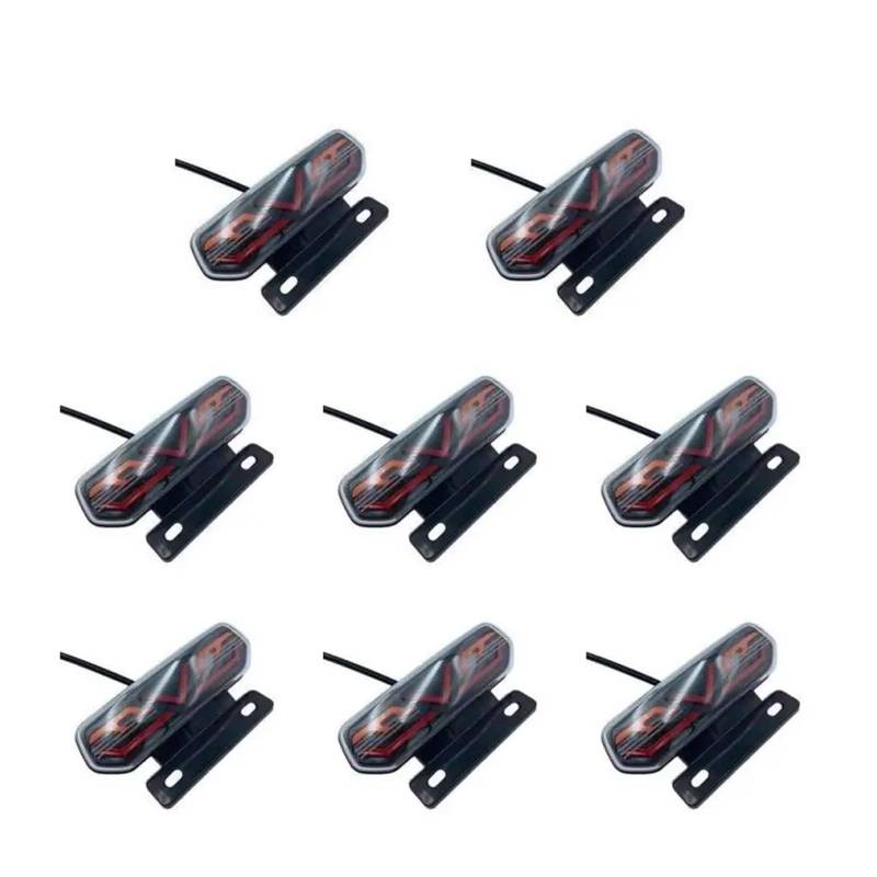 Stop Rücklicht 1~8PCS Motorrad Hinten Lichter L- Motorrad Bremslicht ATV Rücklicht Motorrad Stoppen Blinker Richtung Anzeige Blinker von LRPXHATQ