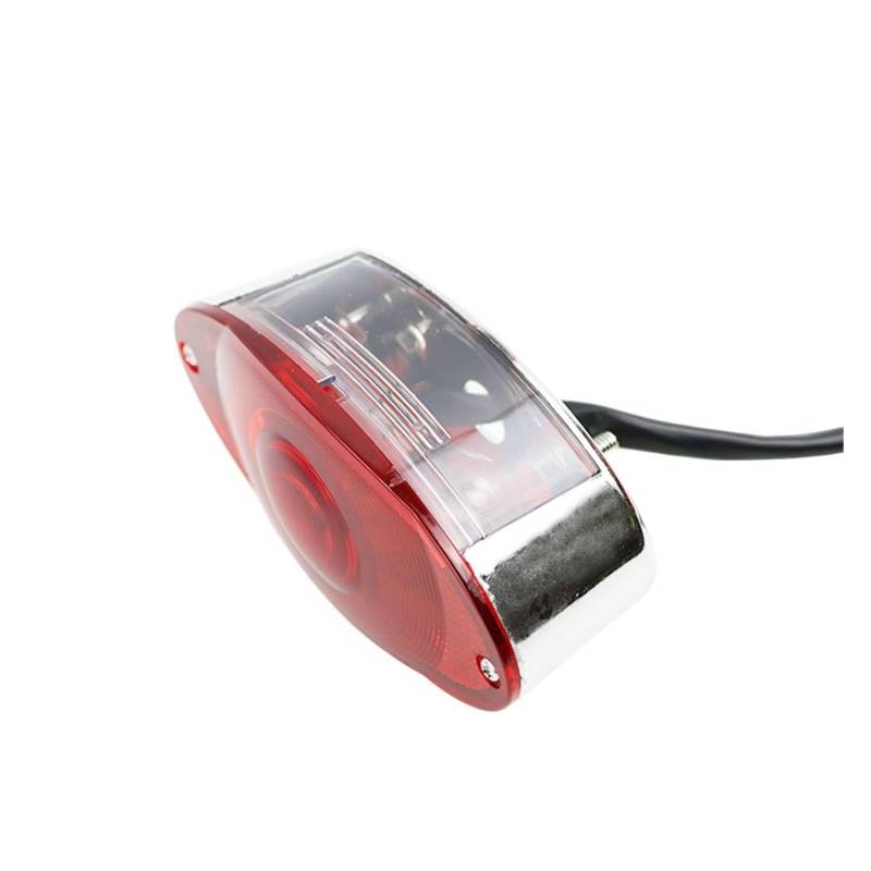 Stop Rücklicht Motorrad ATV L- Rücklicht Pit Dirt Bike Bremse Hinten Licht Rücklicht 12V Lauf Lampe Warnung Stop Signal Zubehör von LRPXHATQ