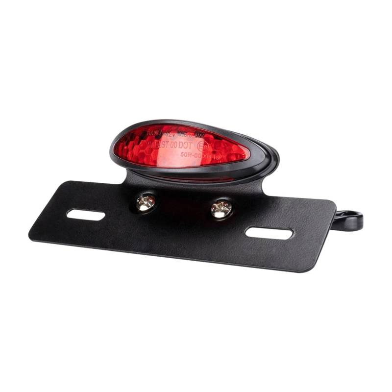 Stop Rücklicht Motorrad-L-Hinterradbrems-Rücklicht-Stopp-Kennzeichenbeleuchtung für Motorräder, LKW, ATV-Anhänger von LRPXHATQ