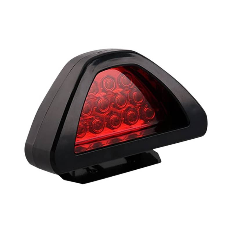 Stop Rücklicht Univeral Motorrad-Stoppsignallampe F1 Dreieck 12 V L-Nebelschlussleuchte Rücklicht Motorrad-Bremslicht Explosionswarnlampe von LRPXHATQ