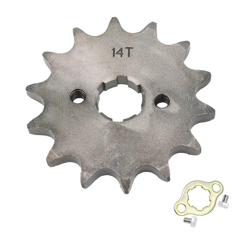 Zahnrad Kettenrad Frontmotor 530 10T 11T 12T 13T 14T 15T 16T 17T 18T 19T 20T 21T Zähne 20mm Kettenrad Mit Halteplatte Locker Dirt Bike von LRPXHATQ