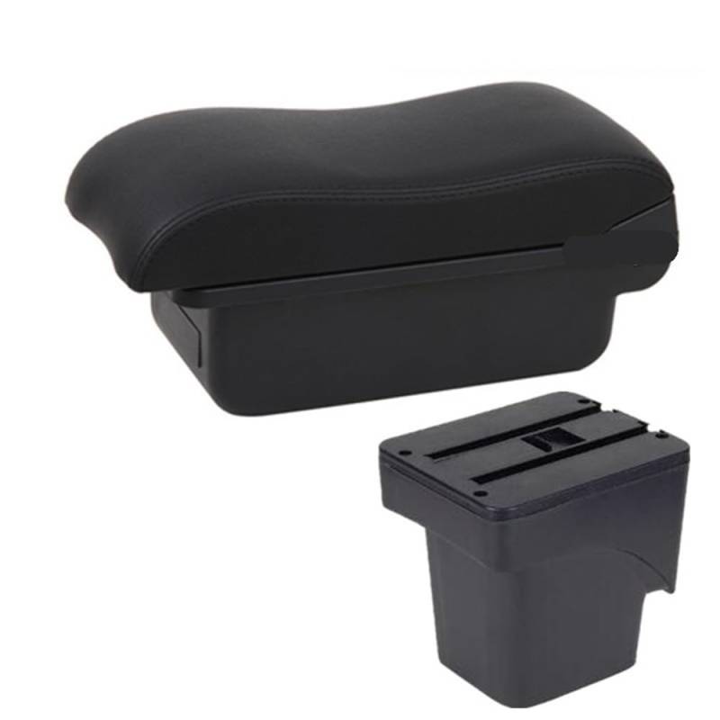 Auto Mittelkonsole Armlehne Für Focus 2 Mk2 2005-2011 Armlehnenbox Auto Armlehnenbox Aufbewahrungsbox Autozubehör Mittelkonsolenarmlehne(A2 black line No USB) von LRSJJ