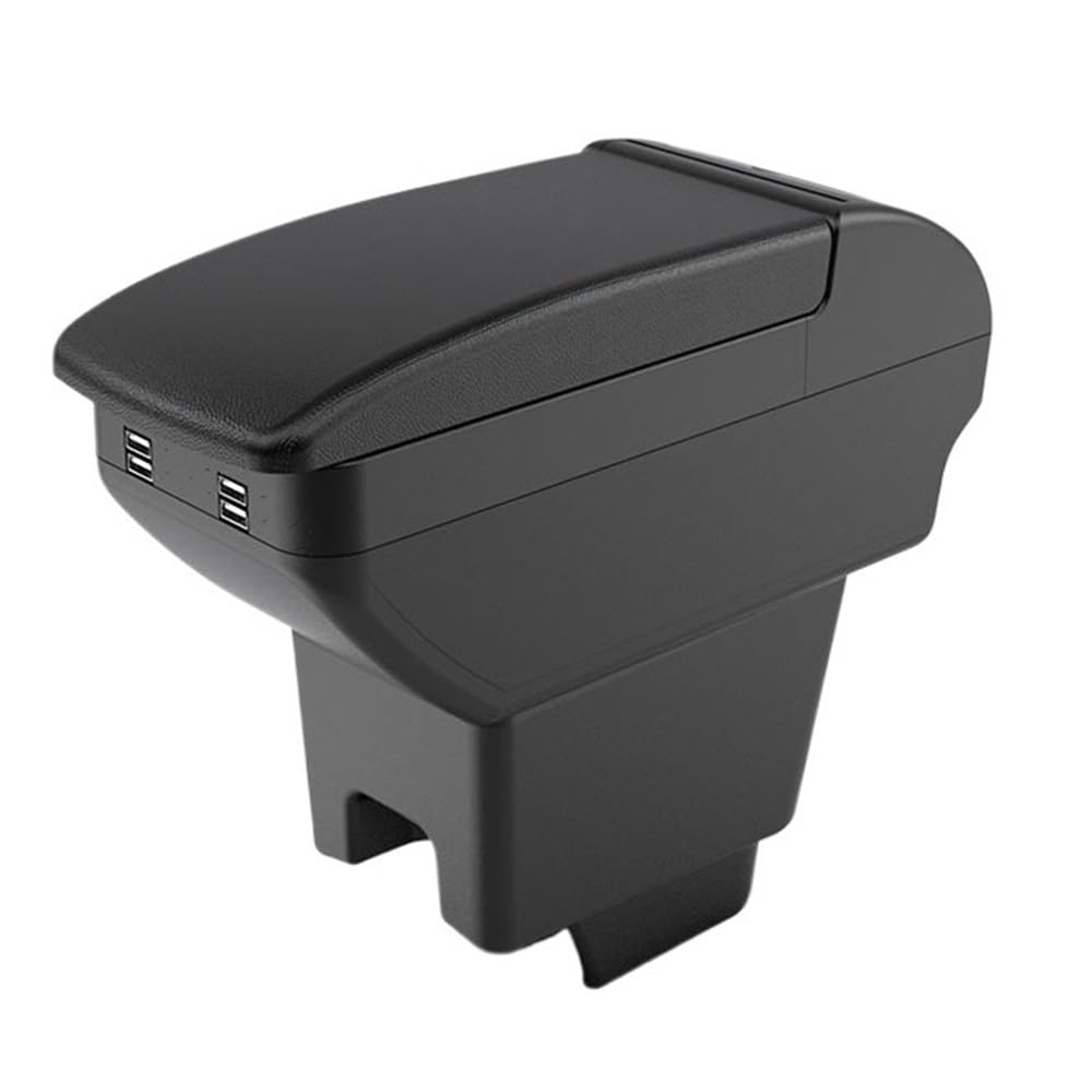 Auto Mittelkonsole Armlehne Für Kaptur Armlehne Armlehnenbox Aufbewahrungsbox Autozubehör Innenraum Mittelkonsole Aufbewahrungsbox Armlehne(B2 Black line 4 USB) von LRSJJ