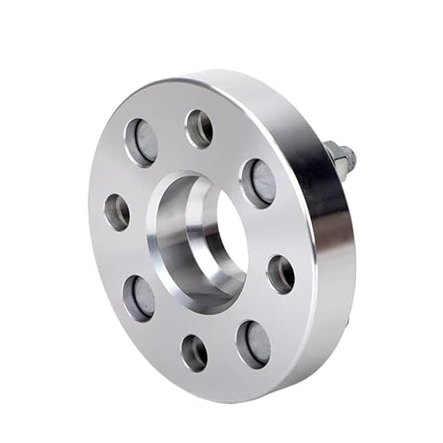 Auto Rad Distanzscheiben 2 STÜCKE Spurverbreiterungen Adapter PCD 5x110 CB 65,1mm Für Stelvio Für Giulia Für Brera Für Spider Für 159 Für Fiat Für 500X(2PCS 25mm 14x1.5) von LRSJJ
