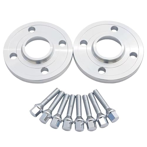 Auto Rad Distanzscheiben 2 Stück Nabenmittenbohrung 56,1 4X100 Spurverbreiterungen Mit 8 Stück M12 X 1,5 Kegelschrauben Für Civic Für Fit(15MM) von LRSJJ