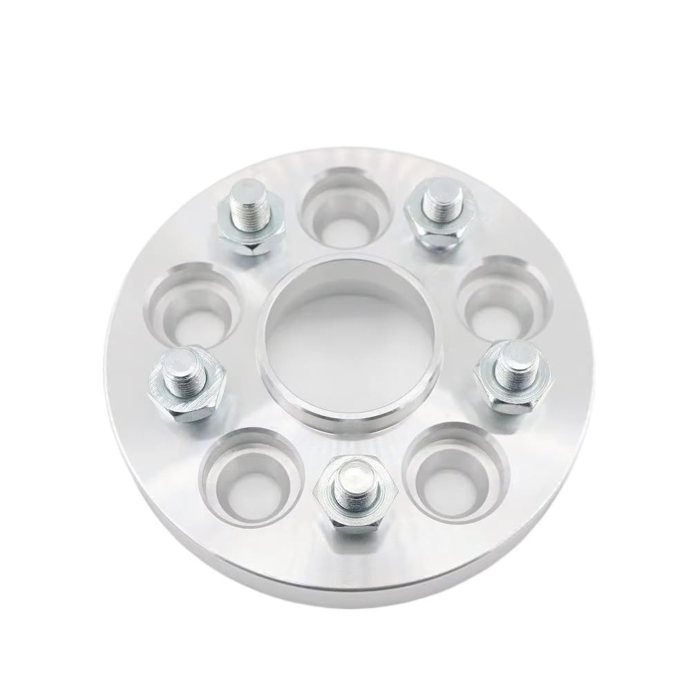 Auto Rad Distanzscheiben 2 Stücke Spurverbreiterungen Adapter Aluminium PCD 5x114,3 (5x4,5 ") CB 66,1 Bolzen 12x1,25 Auto Felgen Zubehör(20mm) von LRSJJ