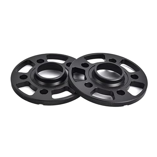 Auto Rad Distanzscheiben Für A-Klasse Schwarz 5x112 CB 66,6mm Spurverbreiterungen Felgen Nabenadapter Geschmiedete Aluminiumlegierung 2 Stück(Black 12mm 2PCS) von LRSJJ