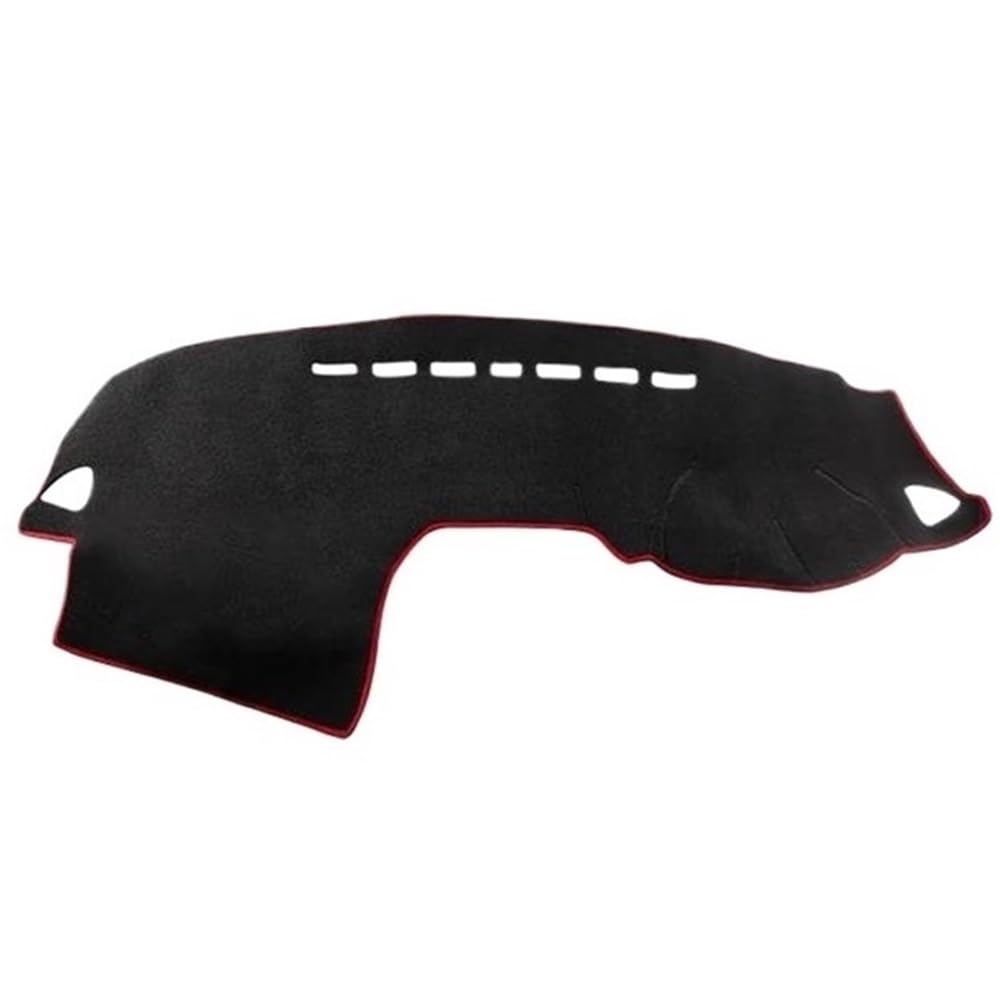 Für ASX Für RVR Für Outlander Für Sport 2010-2022 Auto Dashboard Abdeckung Matte Sonnenschutz Vermeiden Licht Pad Teppiche Armaturenbrett Abdeckung Dashmat(A RHD Red Side) von LRSJJ