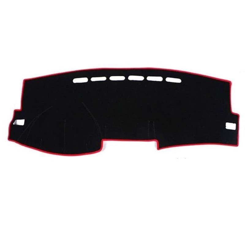 Für Corolla Für Axio Für Fielder 2006-2013 Dashboard Abdeckung Matte Pad Dash Sonnenschutzdach Teppich Kissen Auto Styling Armaturenbrett Abdeckung Dashmat(Left Hand Drive,Red) von LRSJJ