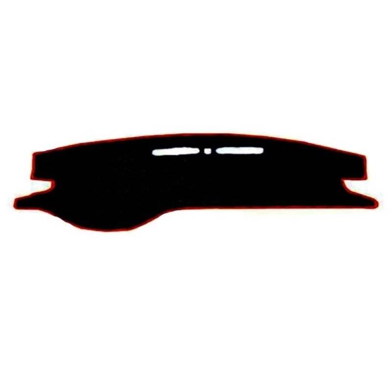 Für Octavia Für A8 2021-2024 Auto Dashboard Abdeckung Matte Pad Innen Instrument Sonnenschirm Schützen Teppich Teppich Zubehör Armaturenbrett Abdeckung Dashmat(Left Hand Drive,Red) von LRSJJ