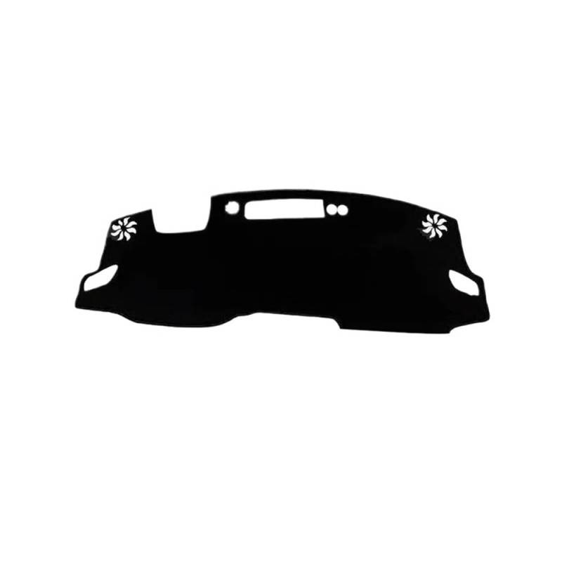 Für QASHQAI 2021-2023 Auto Dashboard Abdeckung Matte Sonnenschutz Pad Vermeiden Licht Matte Instrument Teppich Armaturenbrett Abdeckung Dashmat(HUD Black Side) von LRSJJ