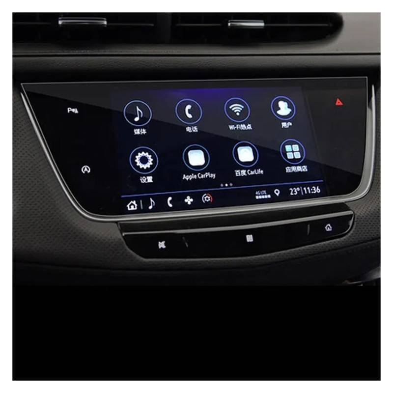 LRSJJ Navigation Displayschutzfolie Für Cadillac Für XT5 2016-2020 Auto GPS Navigation Film Bildschirm Gehärtetem Glass Schutz Film Auto Zubehör von LRSJJ