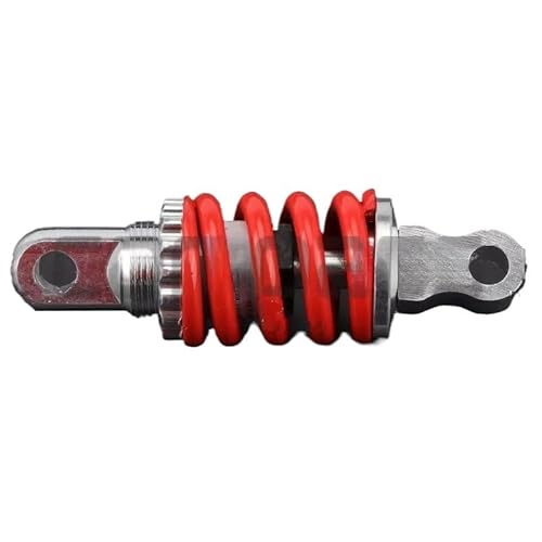 Motorrad Stoßdämpfer 1 Stück Universal 6mm Stoßdämpfer Hinterradfederung Feder Für Roller Kart Quad Bike Motocross Dirt Bike(105mm Red) von LRSJJ