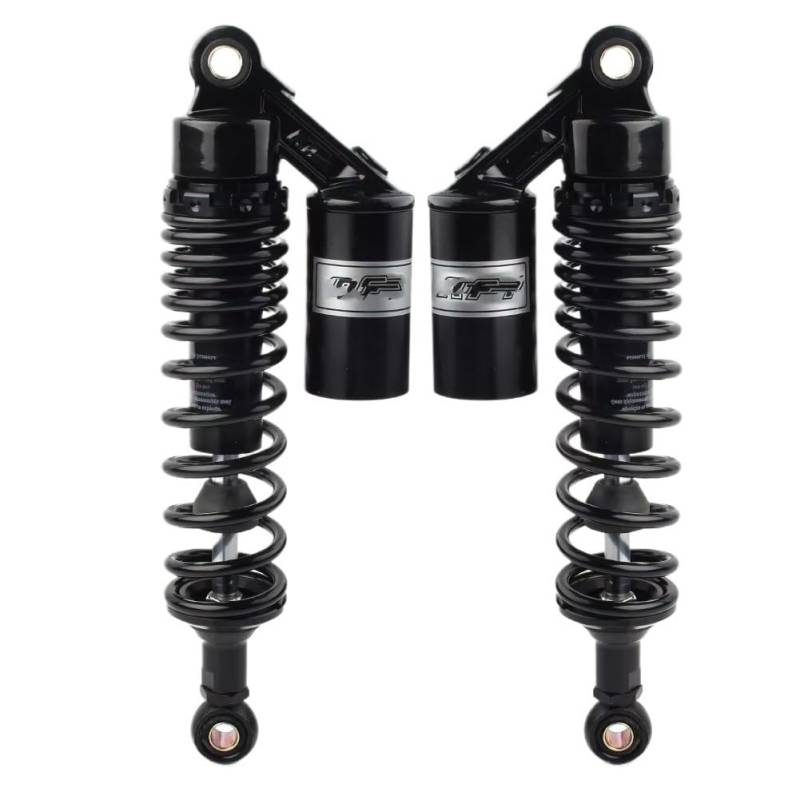 Motorrad Stoßdämpfer 320mm Hinten Air Stoßdämpfer Luftfederung Ersatz Schwarz Universal Motorrad Zubehör Teile 1 Paar von LRSJJ