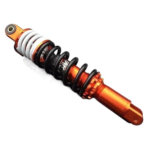 Motorrad Stoßdämpfer 320mm Motorrad Stoßdämpfer Hinten Suspension Hydraulische Dämpfung Für XMAX Für NMAX Aerox JOG ATV Dirt Pocket Bike Quad BWS(1pcs 280mm Orange) von LRSJJ