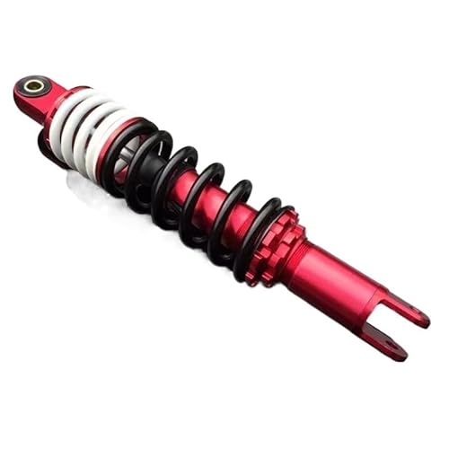 Motorrad Stoßdämpfer 320mm Motorrad Stoßdämpfer Hinten Suspension Hydraulische Dämpfung Für XMAX Für NMAX Aerox JOG ATV Dirt Pocket Bike Quad BWS(1pcs 280mm Red) von LRSJJ