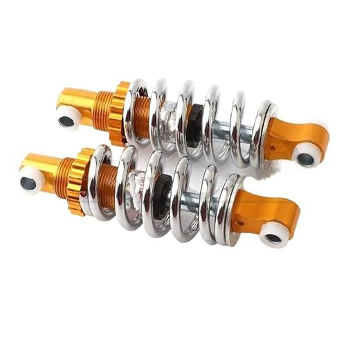 Motorrad Stoßdämpfer 49cc Trab Motorrad Stoßdämpfer Dämpfung Pitch 125MM 400LB/IN Überzogene Feder(2pcs) von LRSJJ