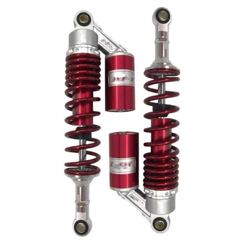 Motorrad Stoßdämpfer 7mm Feder 340mm Motorrad LUFT-STICKSTOFF-Stoßdämpfer Für XJR400 Für CB400 Für SF Für VTEC Für CX500 Für Für W800 von LRSJJ