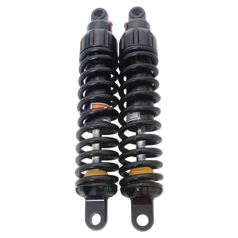 Motorrad Stoßdämpfer Hinten Shock 343MM Motorrad Hinten Suspension Schutz Stoßdämpfer Absorber Für Touring Für Sportster Für 883 Für Dyna von LRSJJ