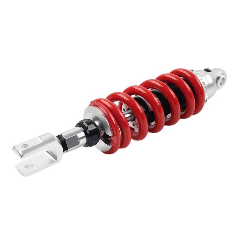 Motorrad Stoßdämpfer Motorrad 345mm Stoßdämpfer Gabelkopf Absorber 13mm Feder Für Universal Für Aluminium Rot von LRSJJ