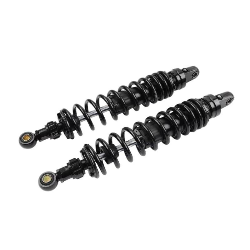 Motorrad Stoßdämpfer Motorrad 400mm Federaufhängung Stoßdämpfer Dämpfer Motorrad Einstellbar 1pc Für Universal Jahre Aluminium Schwarz von LRSJJ
