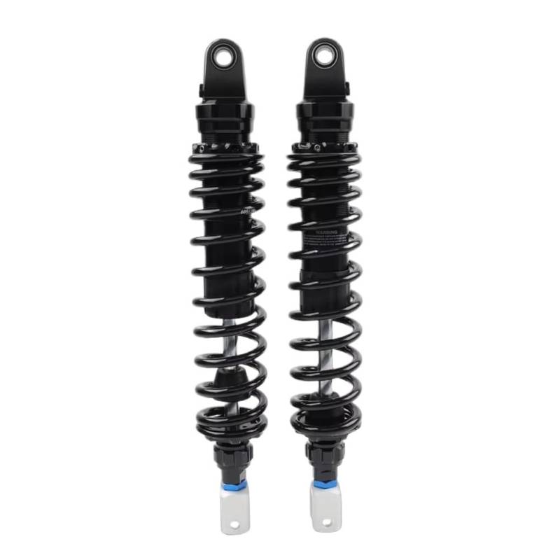 Motorrad Stoßdämpfer Motorrad 415mm Federaufhängung Stoßdämpfer Dämpfer Motorrad Einstellbar 1pc Für Universal Alle Jahre Silber Gabel von LRSJJ