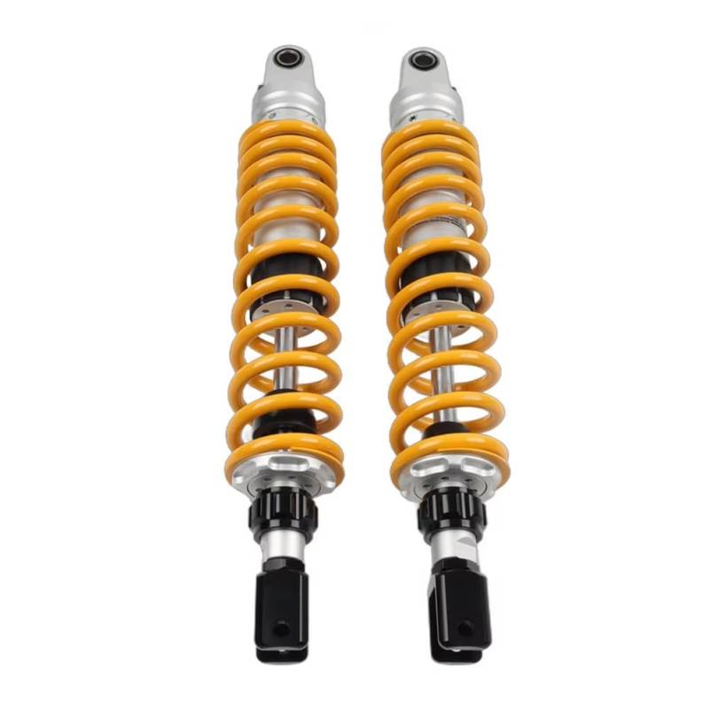 Motorrad Stoßdämpfer Motorrad 415mm Federaufhängung Stoßdämpfer Dämpfer Motorrad Einstellbar 1pc Für Universal Jahre Aluminium Schwarz Gabel von LRSJJ