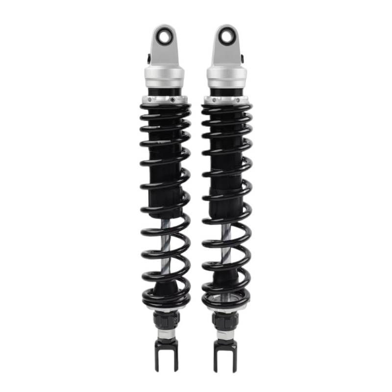 Motorrad Stoßdämpfer Motorrad 435mm Federaufhängung Stoßdämpfer Dämpfer Motorrad Einstellbar 1pc Für Universal Jahre Aluminium Schwarz Gabel von LRSJJ