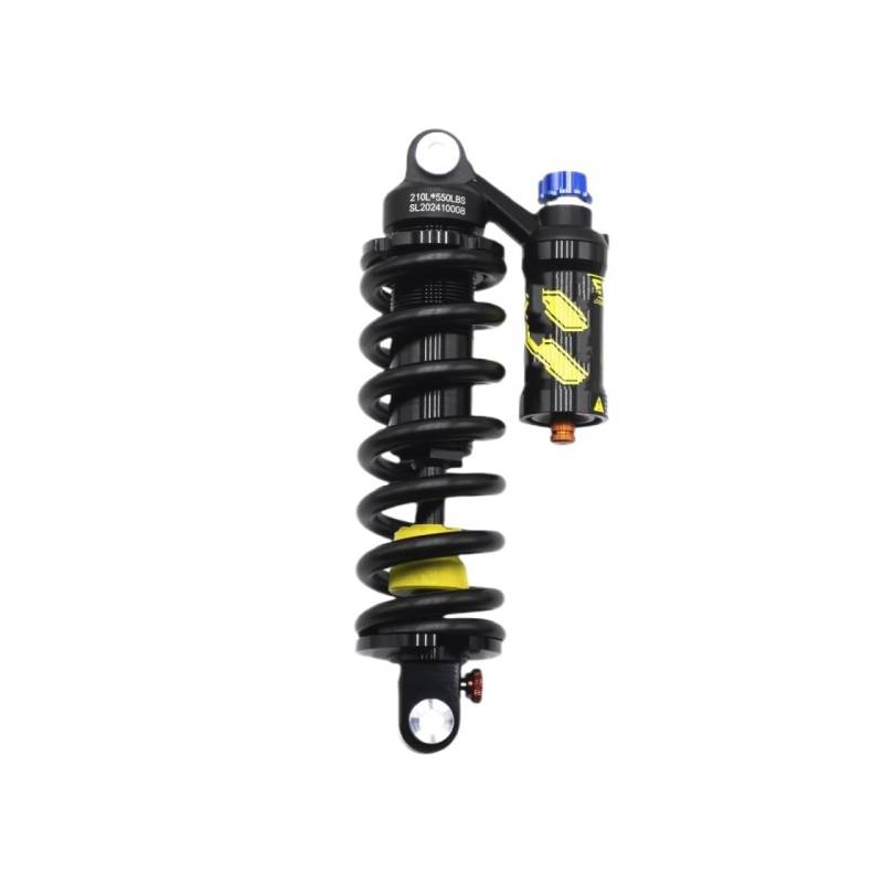 Motorrad Stoßdämpfer Mountainbike-Stoßdämpfer Hinten 550LBS Federfeder Soft Tail Shock Für AM Für Für DH Für MTB Fahrradschock(210-60mm) von LRSJJ